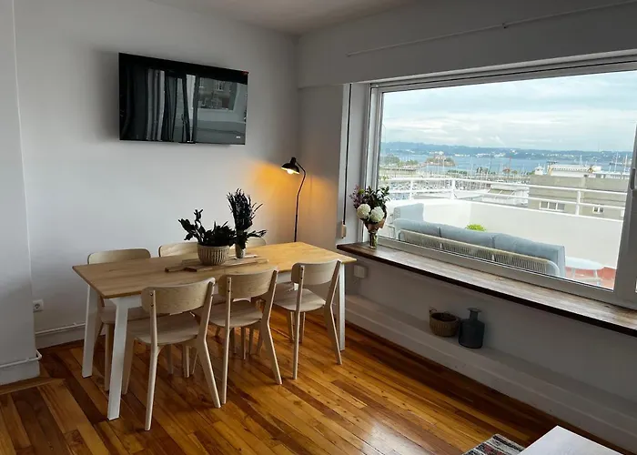 Atico Con Dos Terrazas E Increibles Vistas En Pleno Centro De Apartament A Coruña