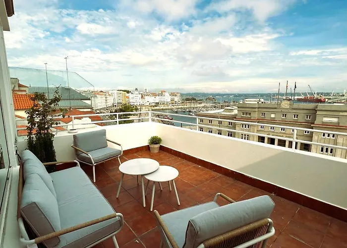 Apartament Atico Con Dos Terrazas E Increibles Vistas En Pleno Centro De A Coruña